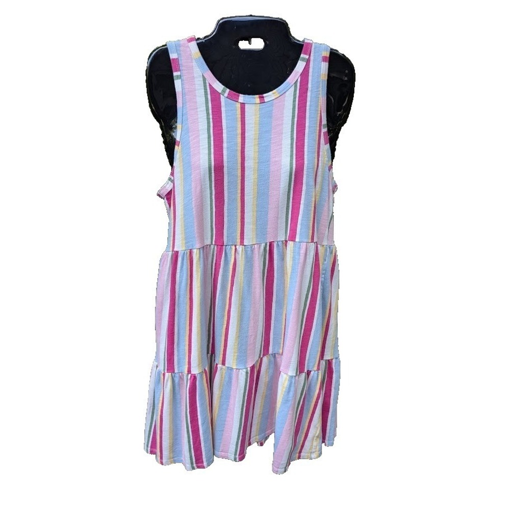 Gap Dress S Colorful Pastel Flowing Sundress Dainty Comfy Beachy Cottagecore